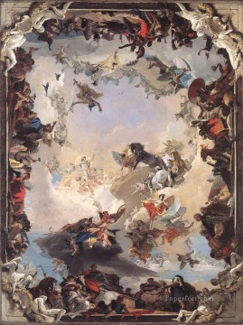 惑星と大陸の寓意 ジョヴァンニ・バッティスタ・ティエポロ Oil Paintings
